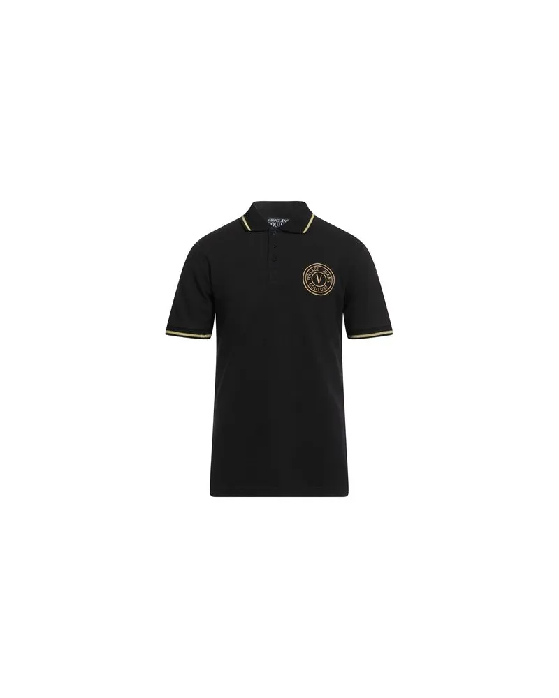 Versace Jeans TOPS - Poloshirtsauf YOOX.COM Schwarz