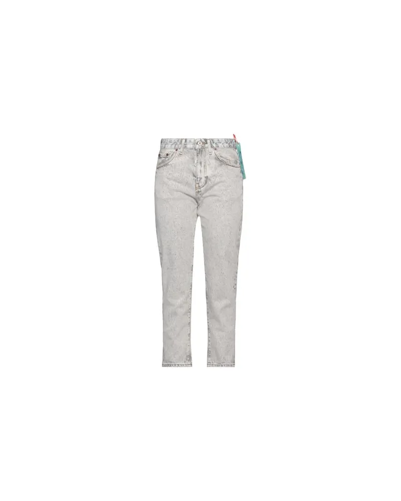 OFF-WHITE HOSEN & RÖCKE - Jeanshosenauf YOOX.COM Hellgrau