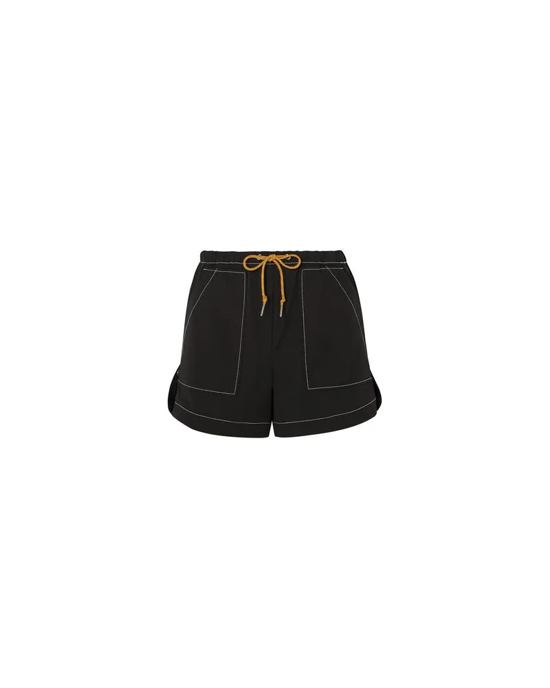 Ganni HOSEN & RÖCKE - Shorts & Bermudashortsauf YOOX.COM Schwarz