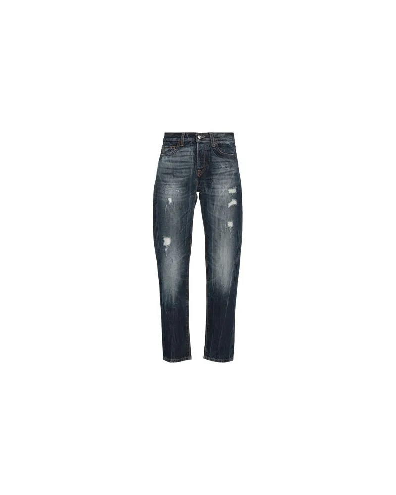 Roy Roger's HOSEN & RÖCKE - Jeanshosenauf YOOX.COM Blau