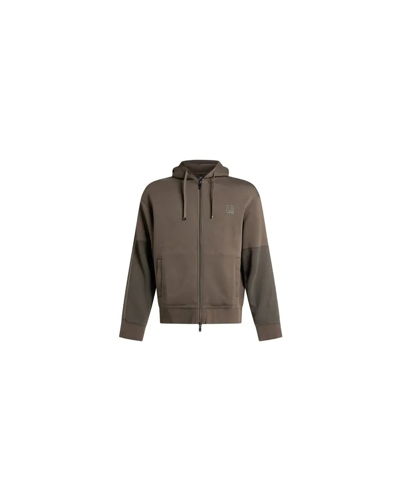 Armani Exchange TOPS - Sweatshirtsauf YOOX.COM Militärgrün