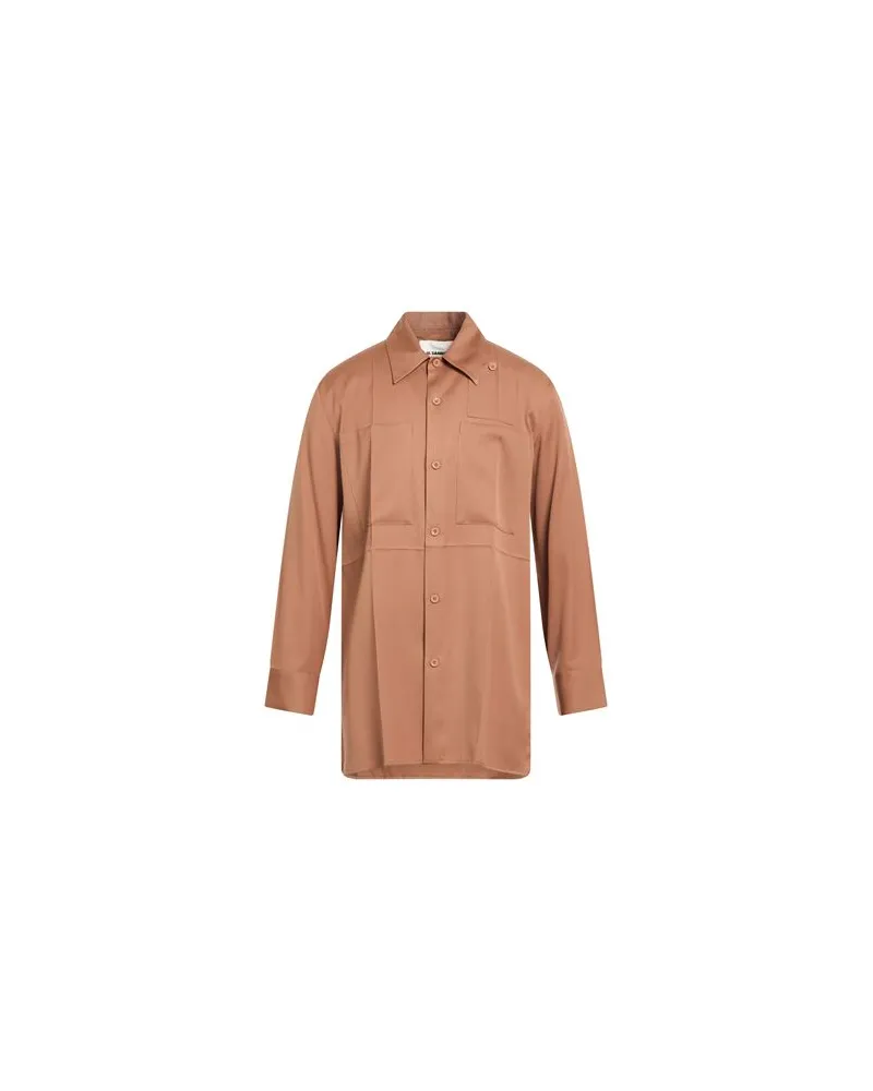 Jil Sander TOPS - Hemdenauf YOOX.COM Hellbraun