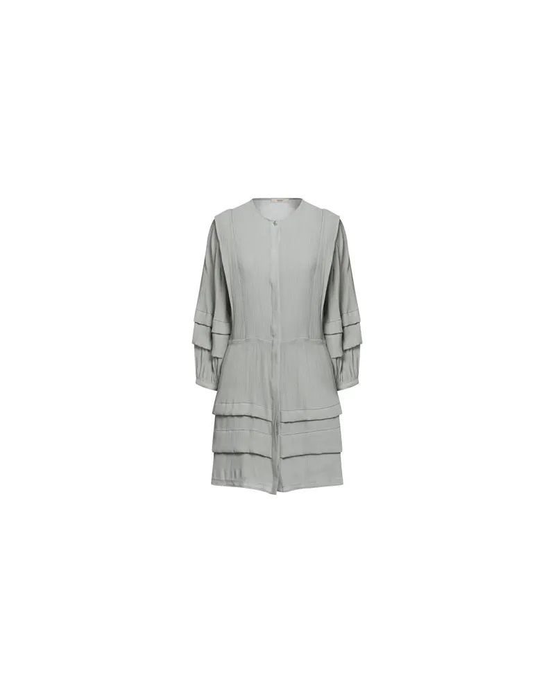 Sessùn KLEIDER - Mini-Kleiderauf YOOX.COM Salbeigrün