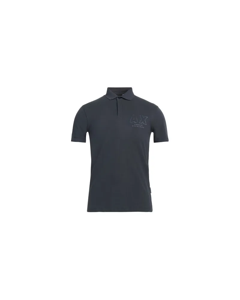 Armani Exchange TOPS - Poloshirtsauf YOOX.COM Marineblau