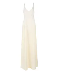 Elisabetta Franchi Maxi-Kleid Hellgelb