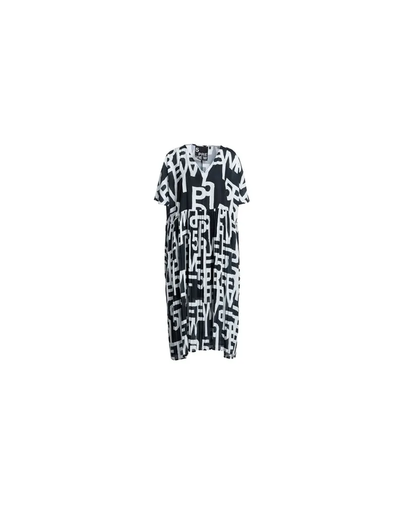 5PREVIEW KLEIDER - Midi-Kleiderauf YOOX.COM Schwarz