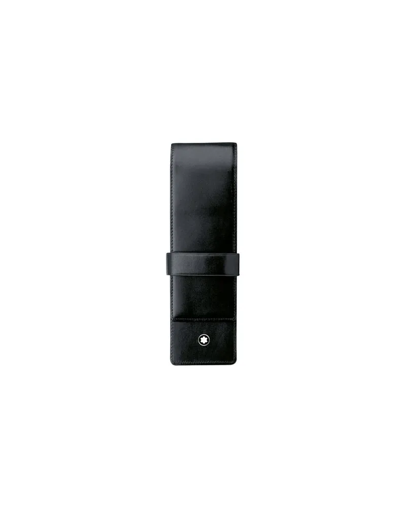Montblanc Meisterstück 2 Pen Pouch Clasp Black   - ACCESSOIRES - Etuisauf YOOX.COM Schwarz