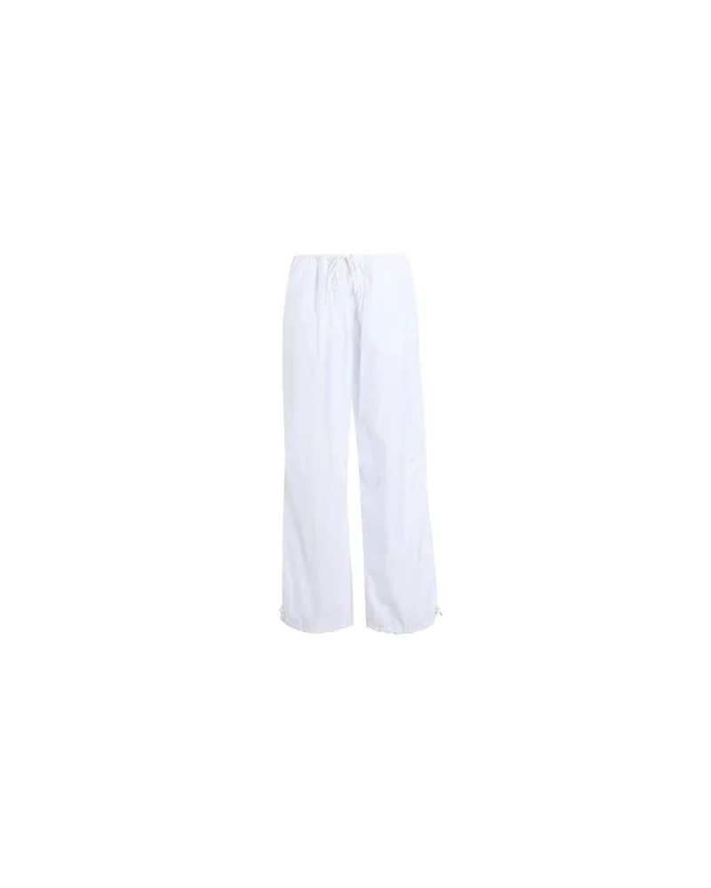 Topshop oversized balloon nylon parachute pant in white - HOSEN & RÖCKE - Hosenauf YOOX.COM Weiß