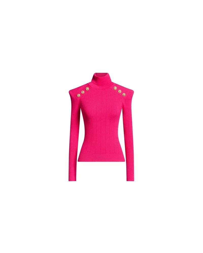 Balmain STRICKWAREN - Rollkragenpulloverauf YOOX.COM Fuchsia