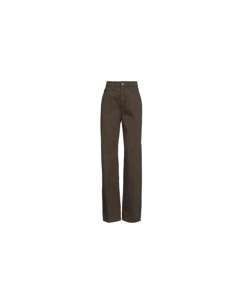 Patrizia Pepe HOSEN & RÖCKE - Jeanshosenauf YOOX.COM Militärgrün