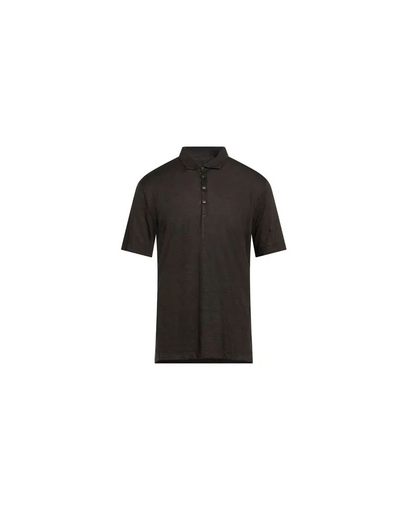 120% Lino TOPS - Poloshirtsauf YOOX.COM Schwarz