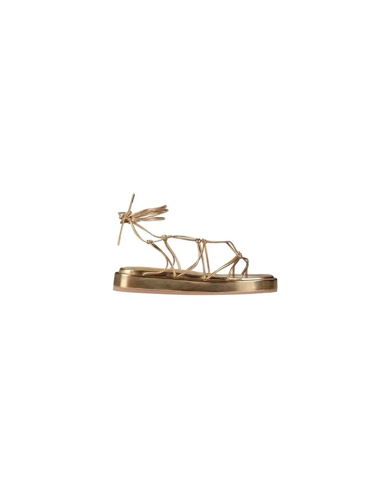 Gianvito Rossi SCHUHE - Sandalenauf YOOX.COM Gold
