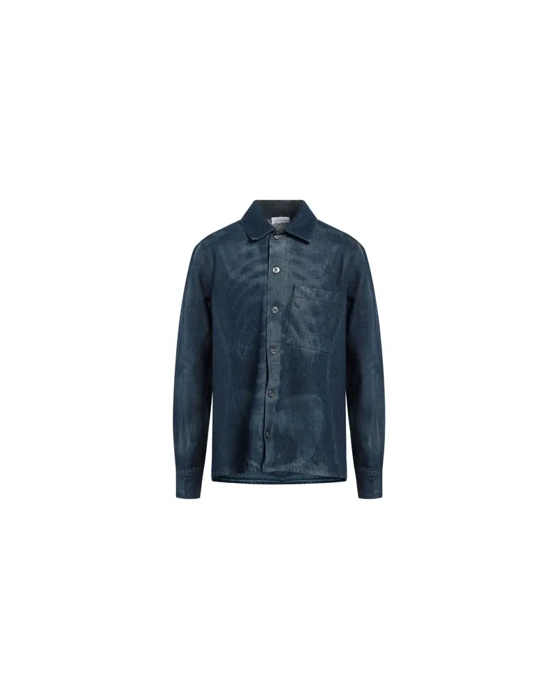 OFF-WHITE TOPS - Jeanshemdenauf YOOX.COM Blau