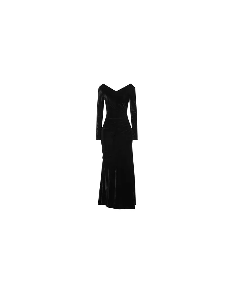 Compagnia Italiana KLEIDER - Maxi-Kleiderauf YOOX.COM Schwarz