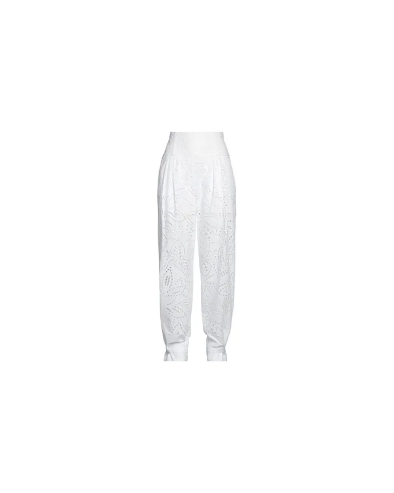 Alberta Ferretti HOSEN & RÖCKE - Hosenauf YOOX.COM Weiß