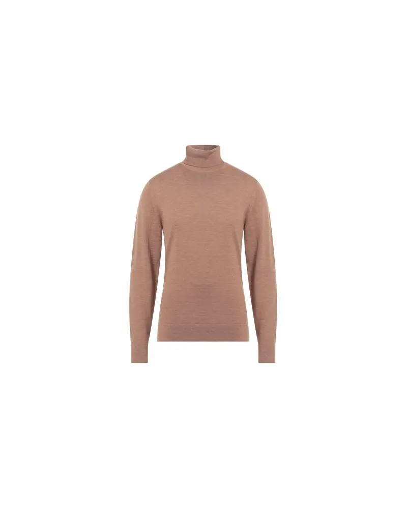 Calvin Klein STRICKWAREN - Rollkragenpulloverauf YOOX.COM Kamel
