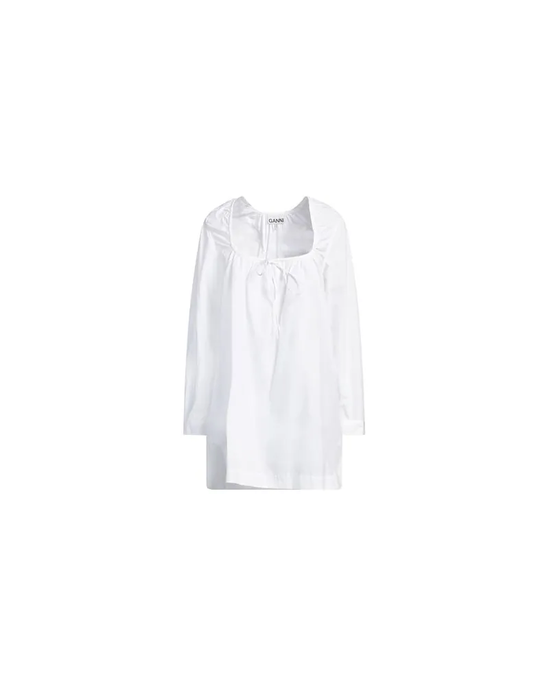Ganni KLEIDER - Mini-Kleiderauf YOOX.COM Weiß