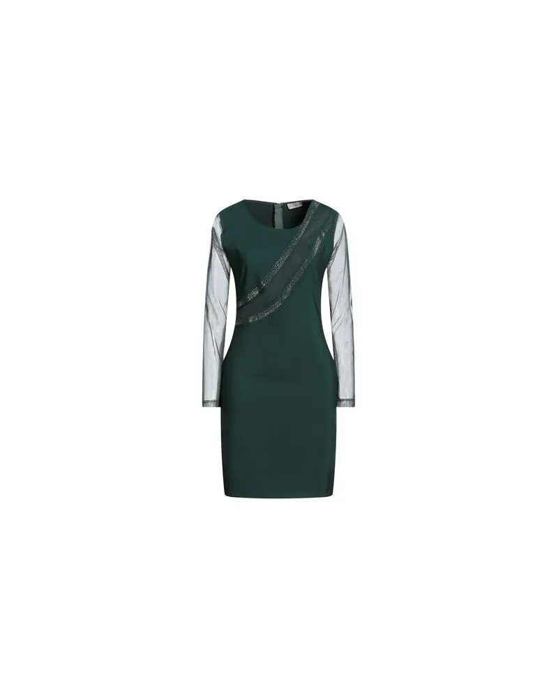 Boutique de la Femme KLEIDER - Mini-Kleiderauf YOOX.COM Dunkelgrün
