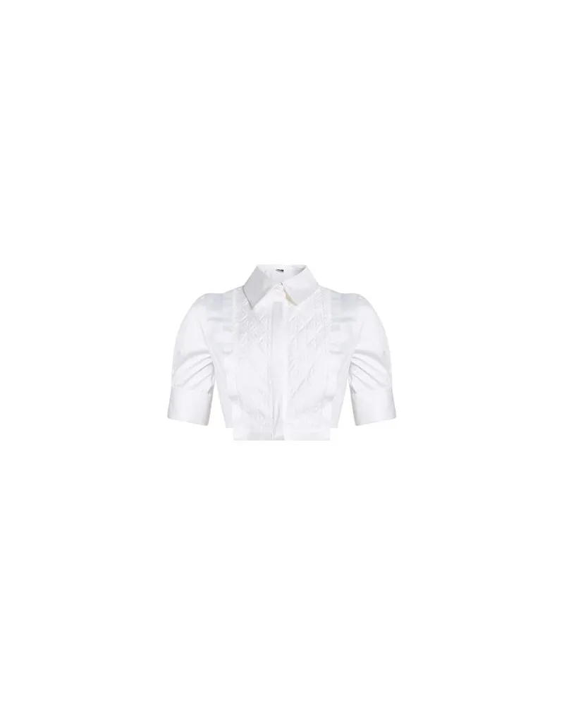 Elisabetta Franchi TOPS - Hemdenauf YOOX.COM Weiß