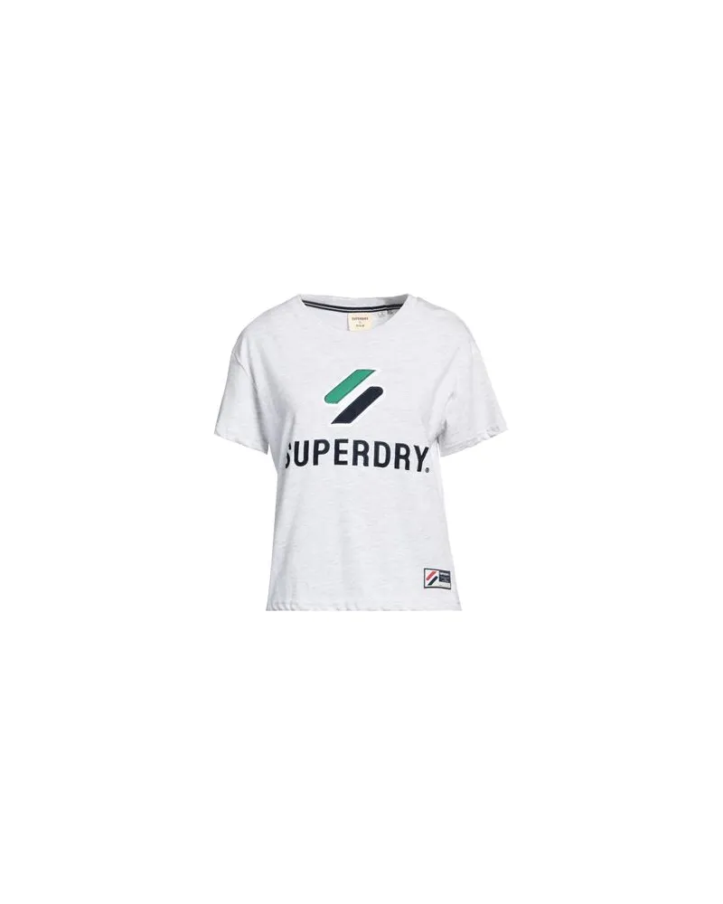 Superdry. TOPS - T-shirtsauf YOOX.COM Hellgrau