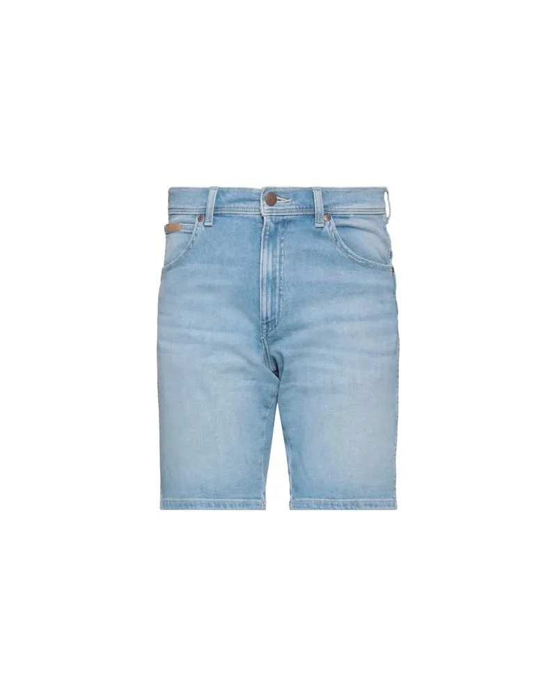 Wrangler HOSEN & RÖCKE - Jeansshortsauf YOOX.COM Blau