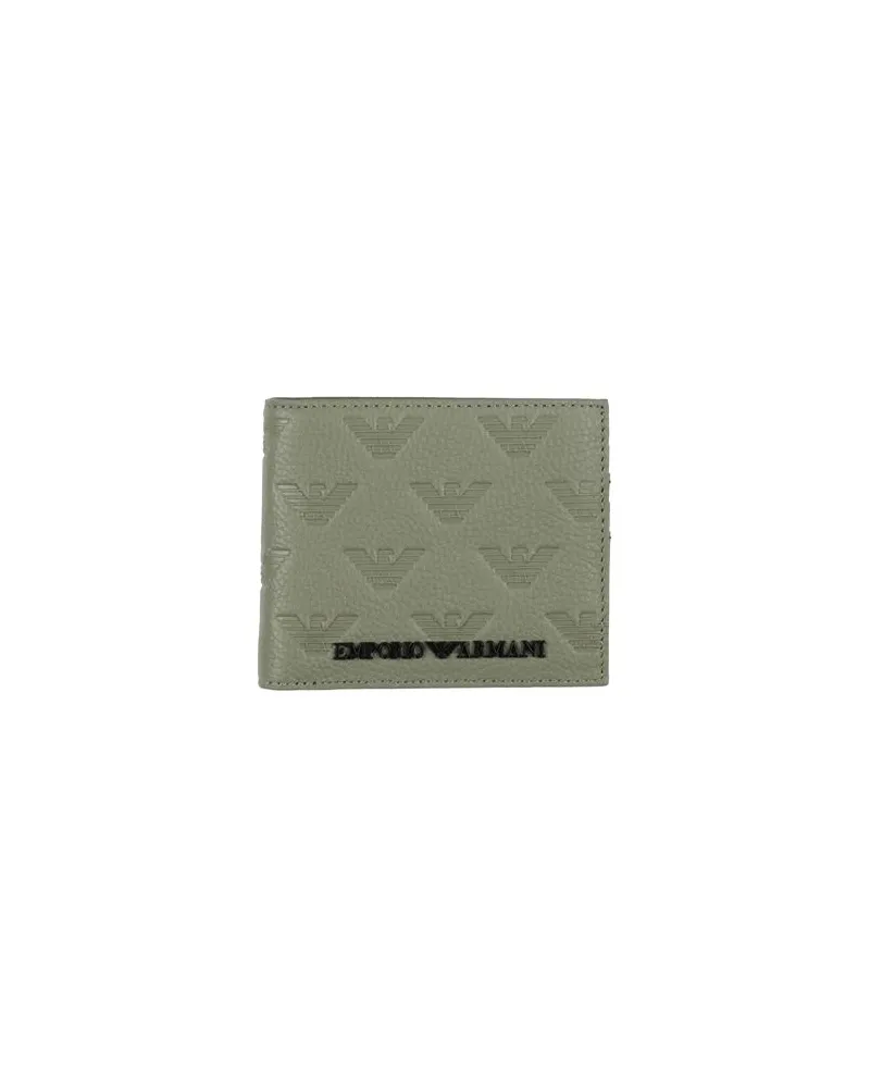 Emporio Armani Kleinlederwaren - Brieftaschenauf YOOX.COM Militärgrün