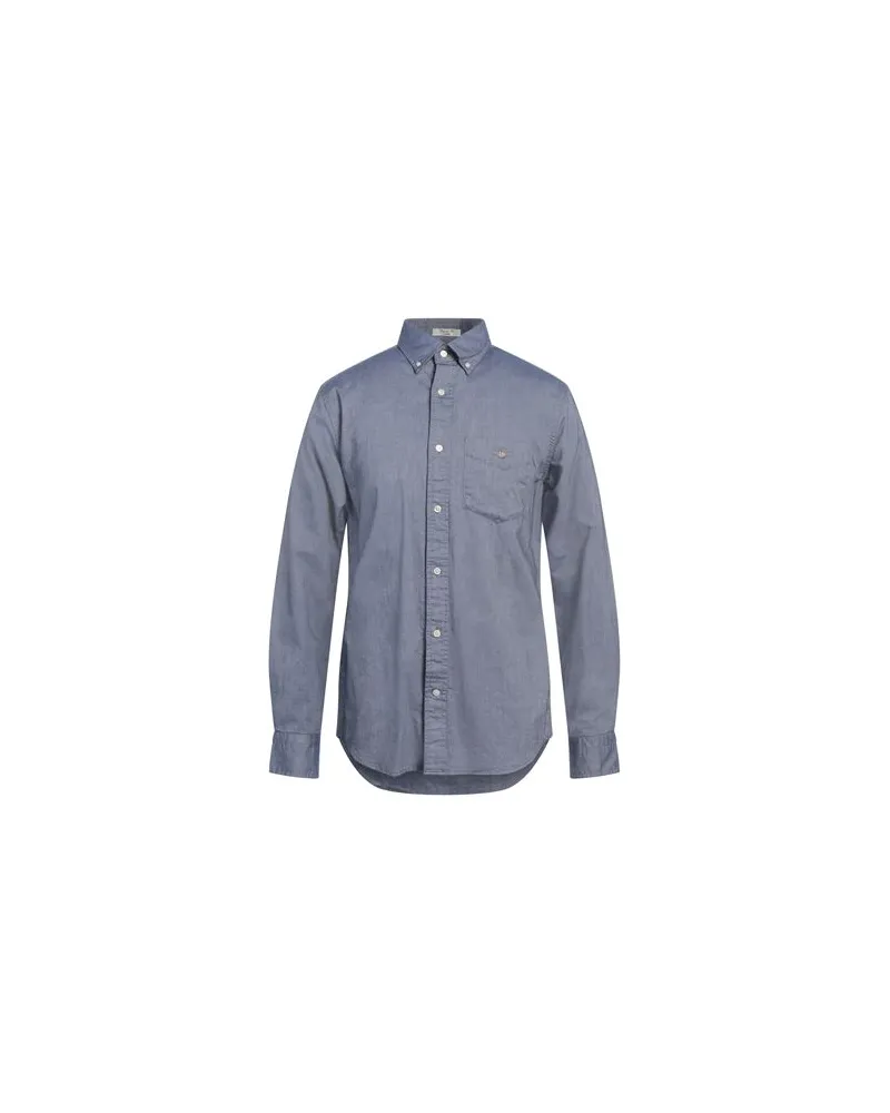 Gant TOPS - Hemdenauf YOOX.COM Blau