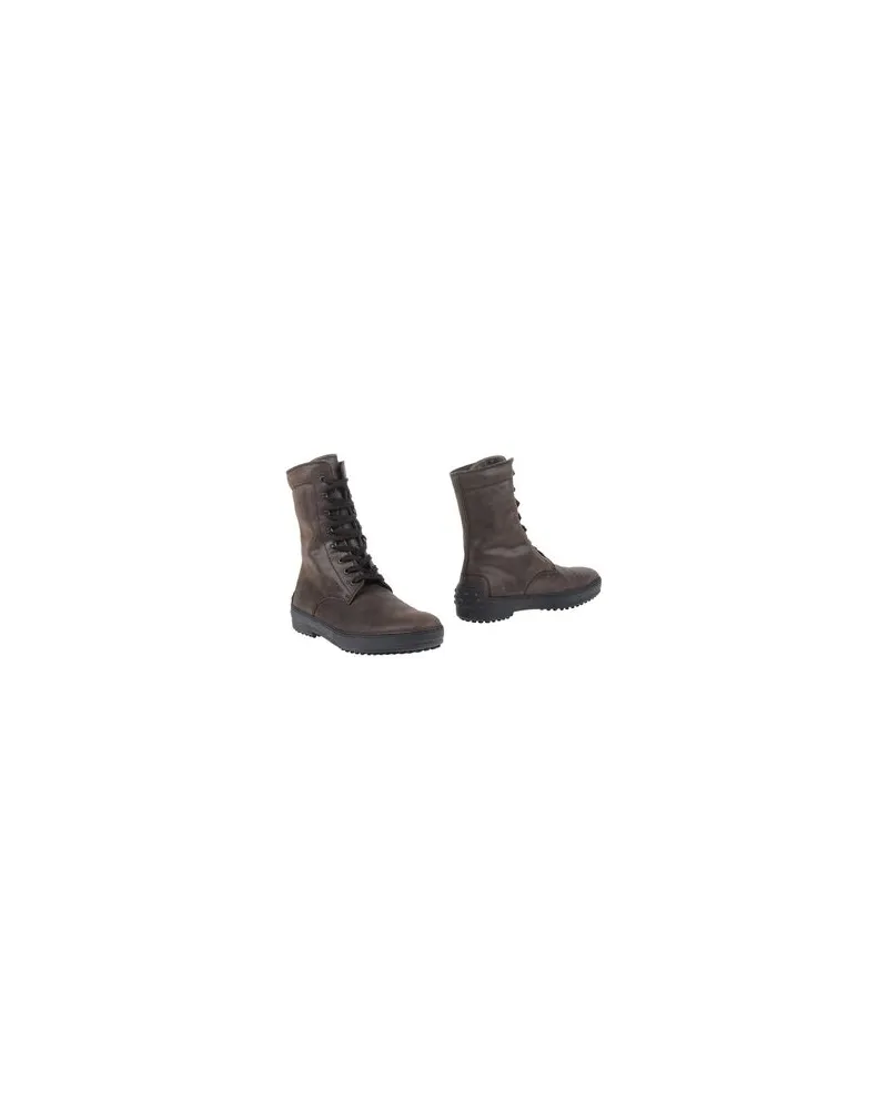 TOD'S SCHUHE - Stiefelettenauf YOOX.COM Khaki