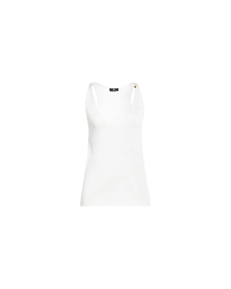 Elisabetta Franchi TOPS - Topsauf YOOX.COM Weiß