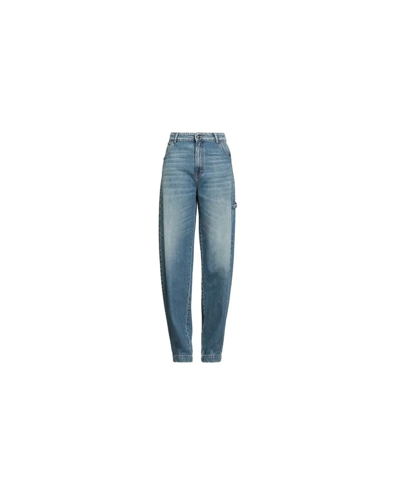 SOLOTRE HOSEN & RÖCKE - Jeanshosenauf YOOX.COM Blau