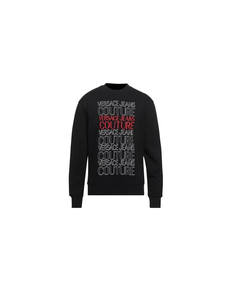 Versace Jeans TOPS - Sweatshirtsauf YOOX.COM Schwarz