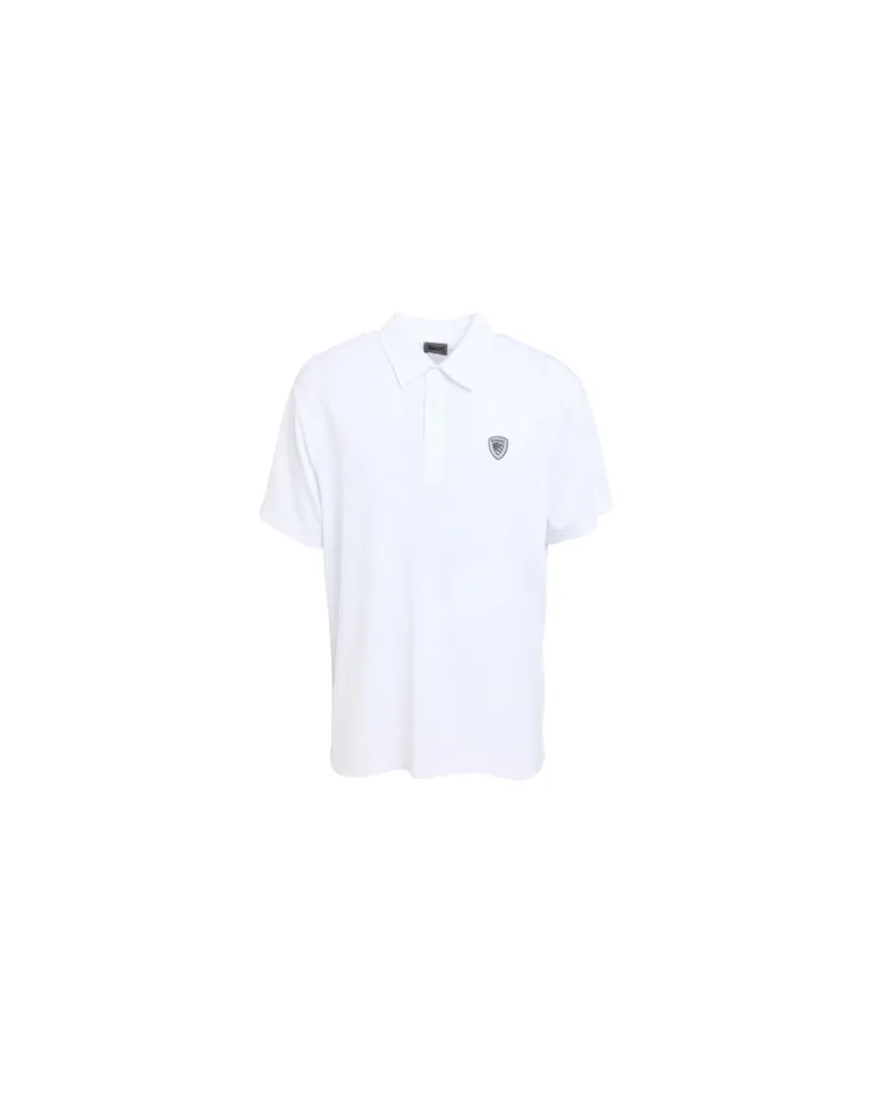Blauer TOPS - Poloshirtsauf YOOX.COM Weiß