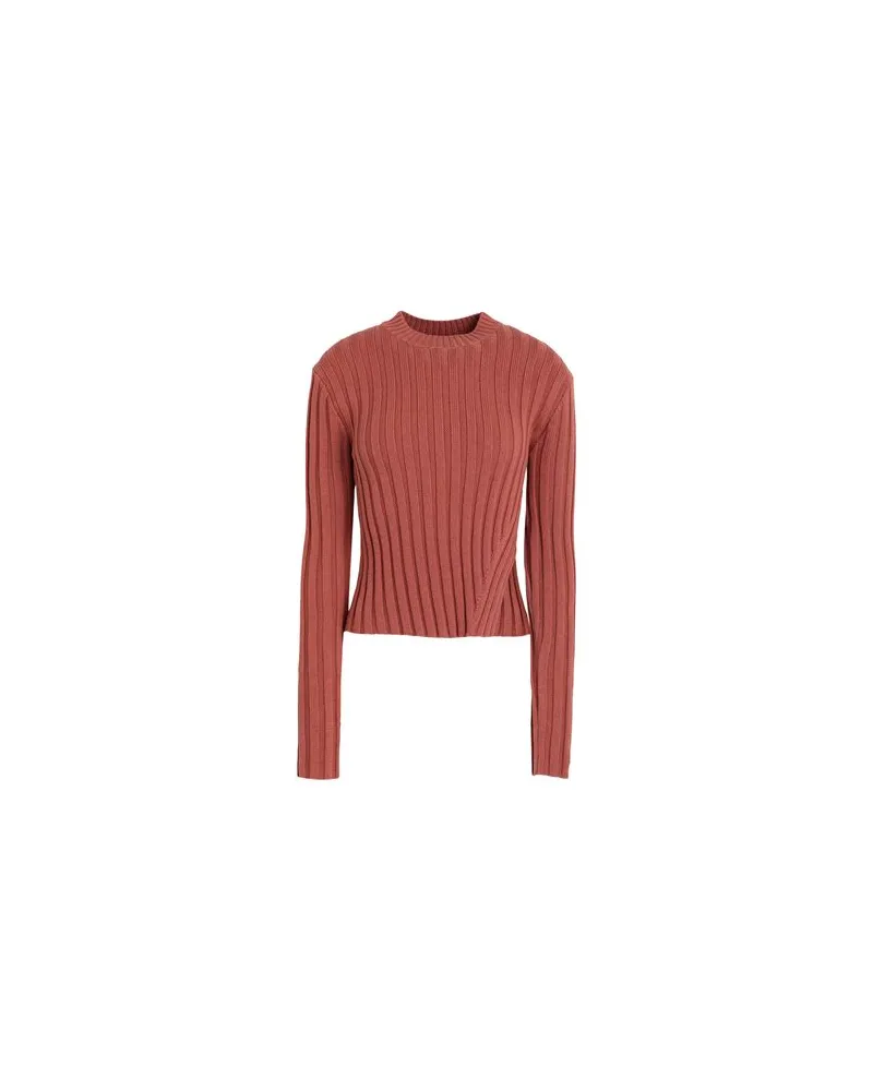Calvin Klein STRICKWAREN - Pulloverauf YOOX.COM Rostrot