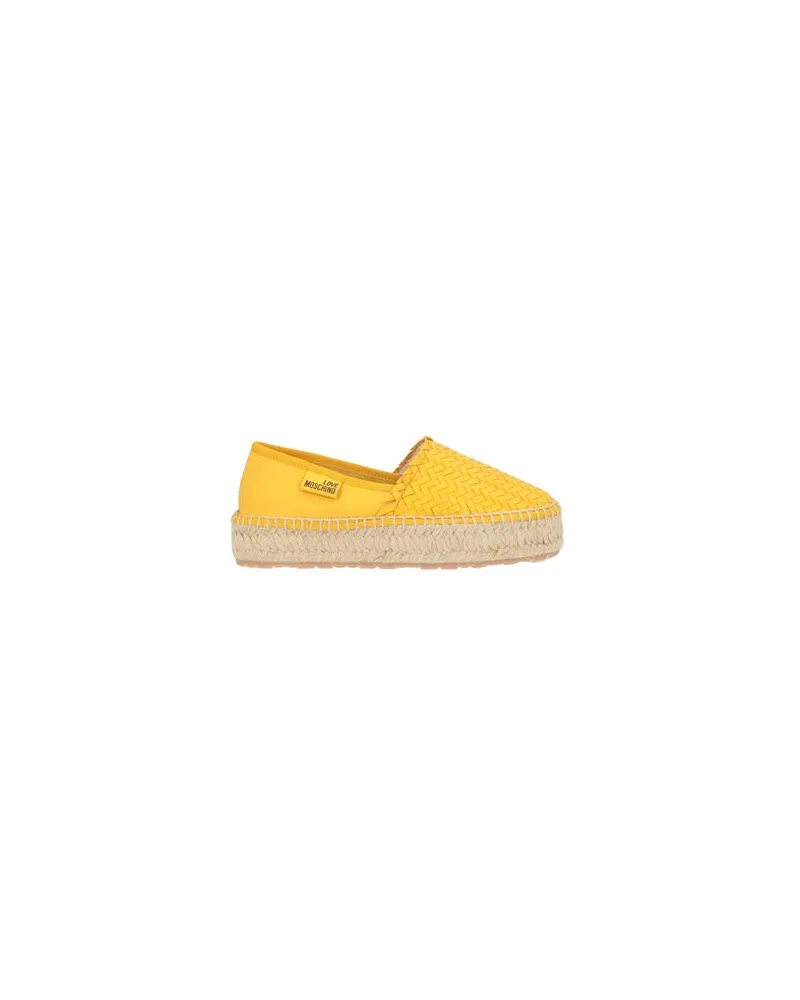 Moschino SCHUHE - Espadrillesauf YOOX.COM Gelb