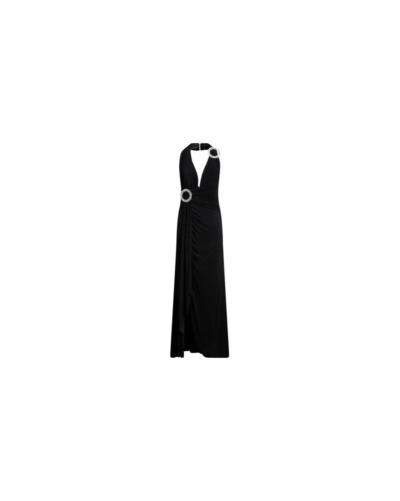 Forever Unique KLEIDER - Maxi-Kleiderauf YOOX.COM Schwarz