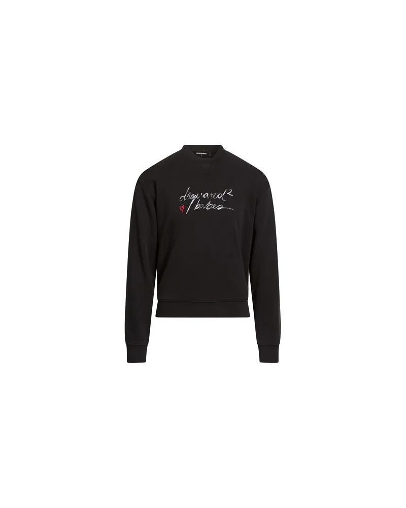 Dsquared2 TOPS - Sweatshirtsauf YOOX.COM Schwarz