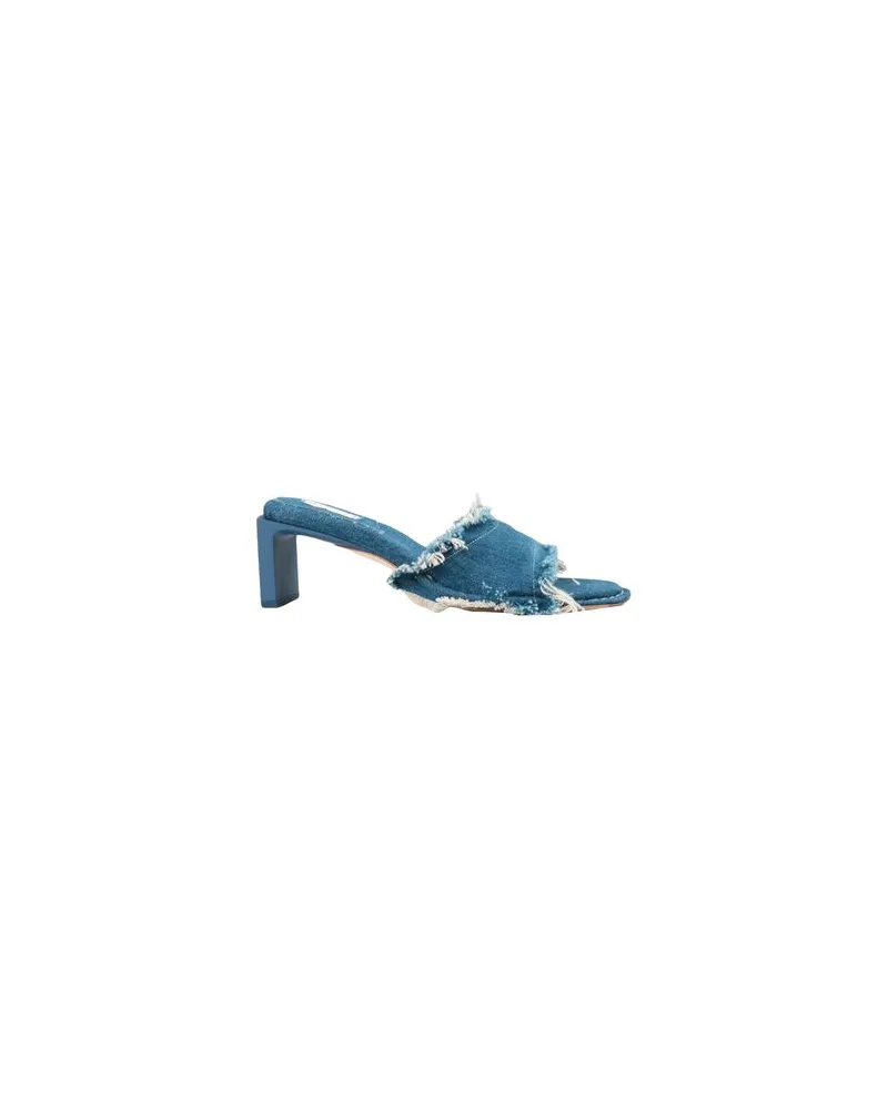 Miista MARGUERITE DENIM SANDALS  - SCHUHE - Sandalenauf YOOX.COM Blau