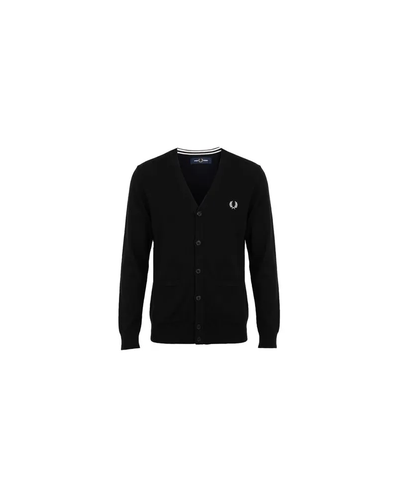 Fred Perry STRICKWAREN - Strickjackenauf YOOX.COM Schwarz