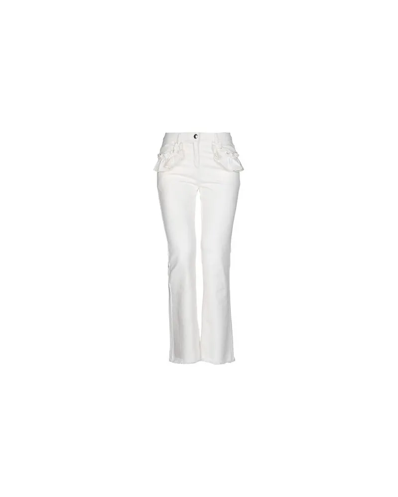 Pinko HOSEN & RÖCKE - Jeanshosenauf YOOX.COM Elfenbein