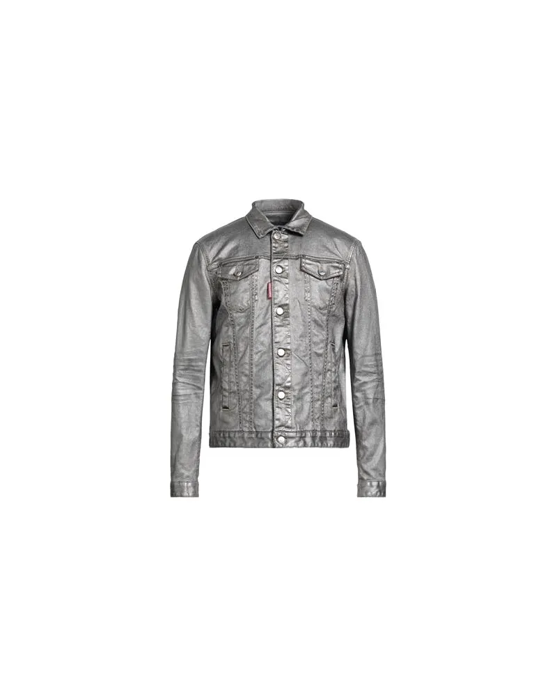 Dsquared2 JACKEN & MÄNTEL - Jeansjacken/Mäntelauf YOOX.COM Silber