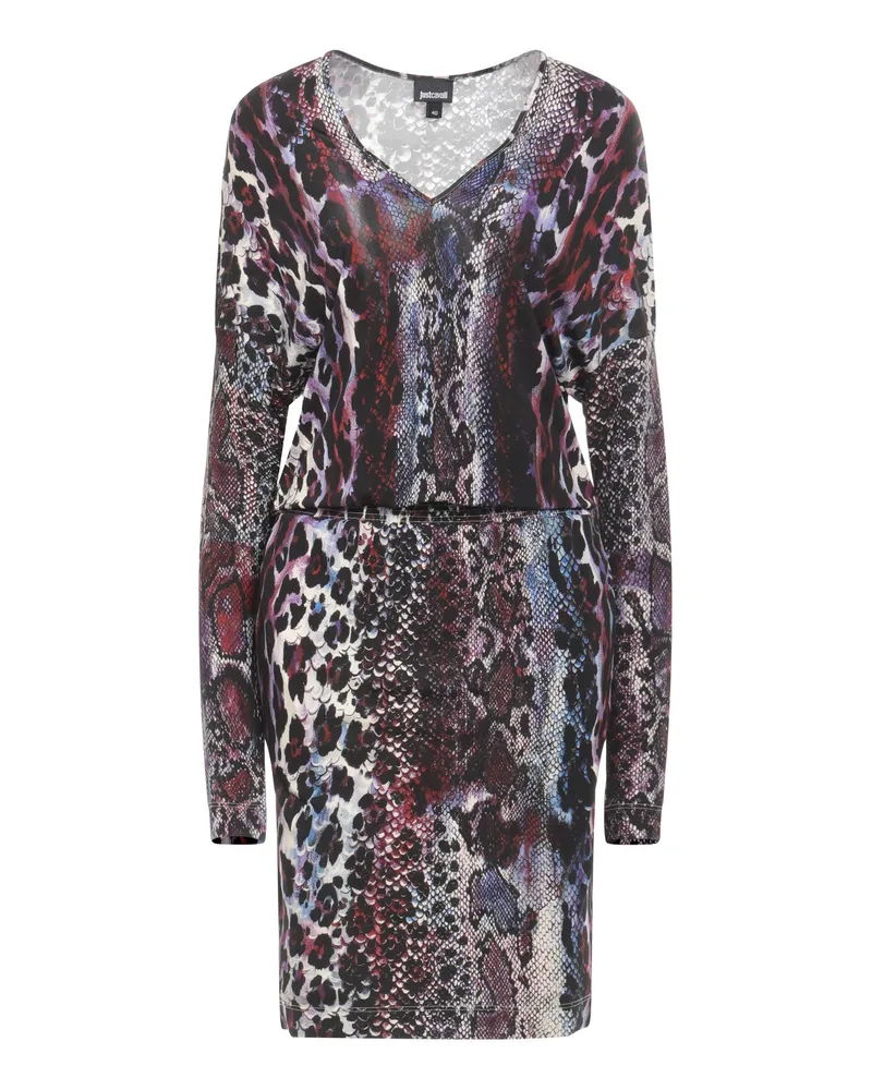 Just Cavalli Midi-Kleid Violett