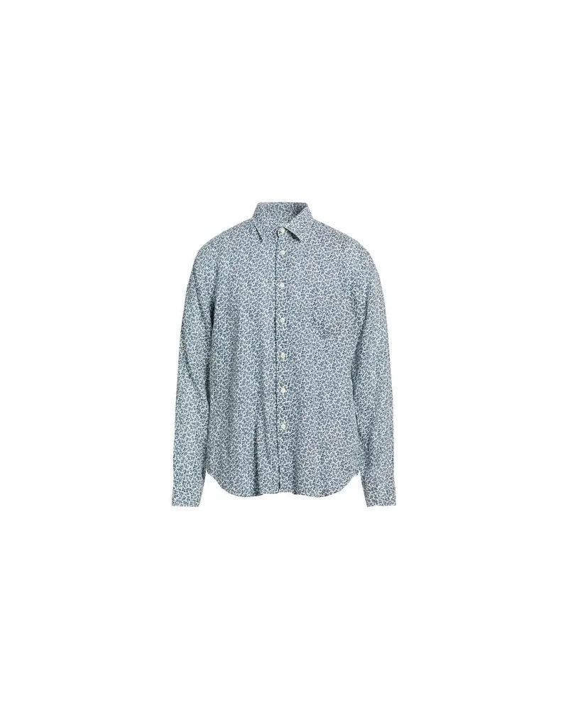 120% Lino TOPS - Hemdenauf YOOX.COM Blau