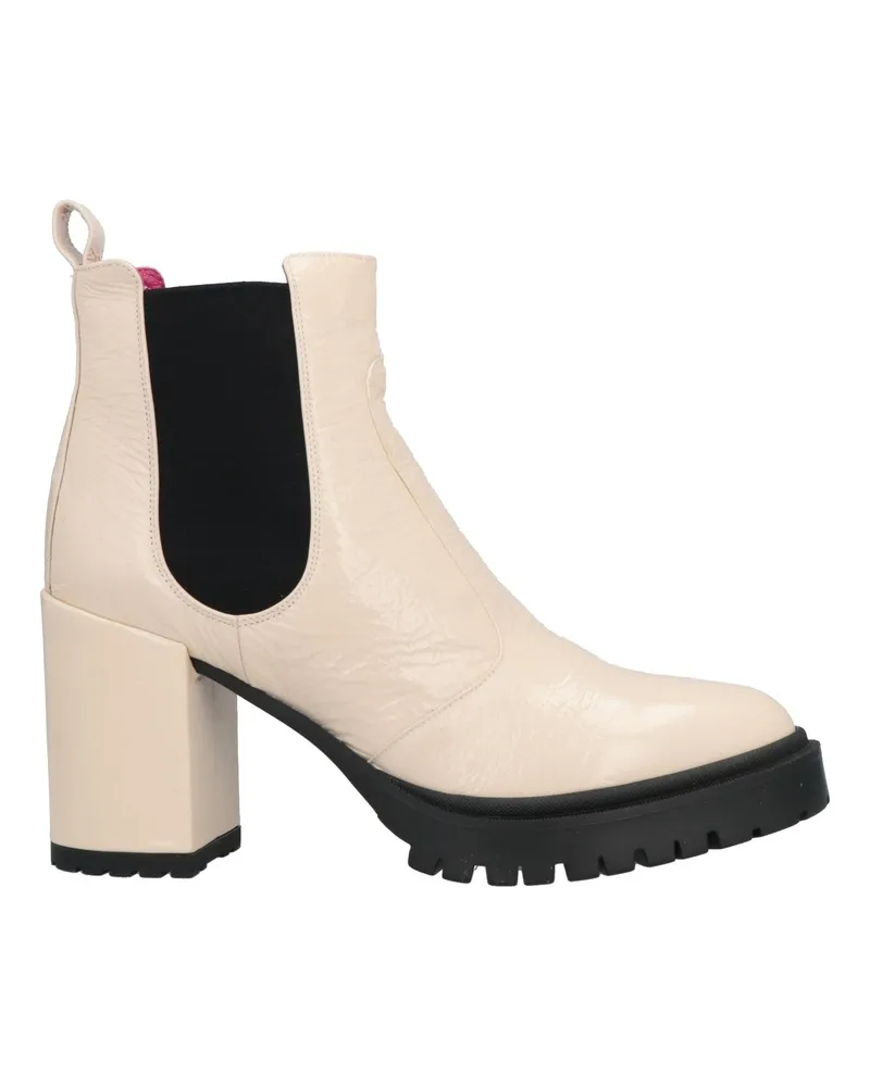 Le Babe Stiefelette Elfenbein