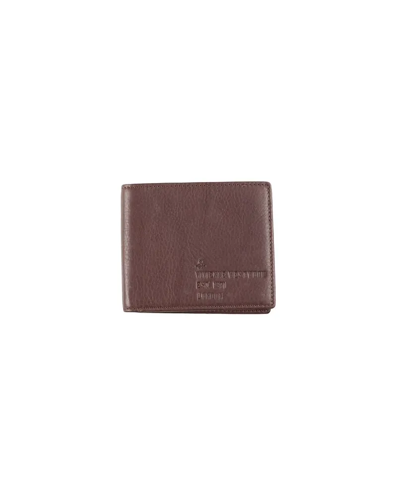 Vivienne Westwood Kleinlederwaren - Brieftaschenauf YOOX.COM Dunkelbraun