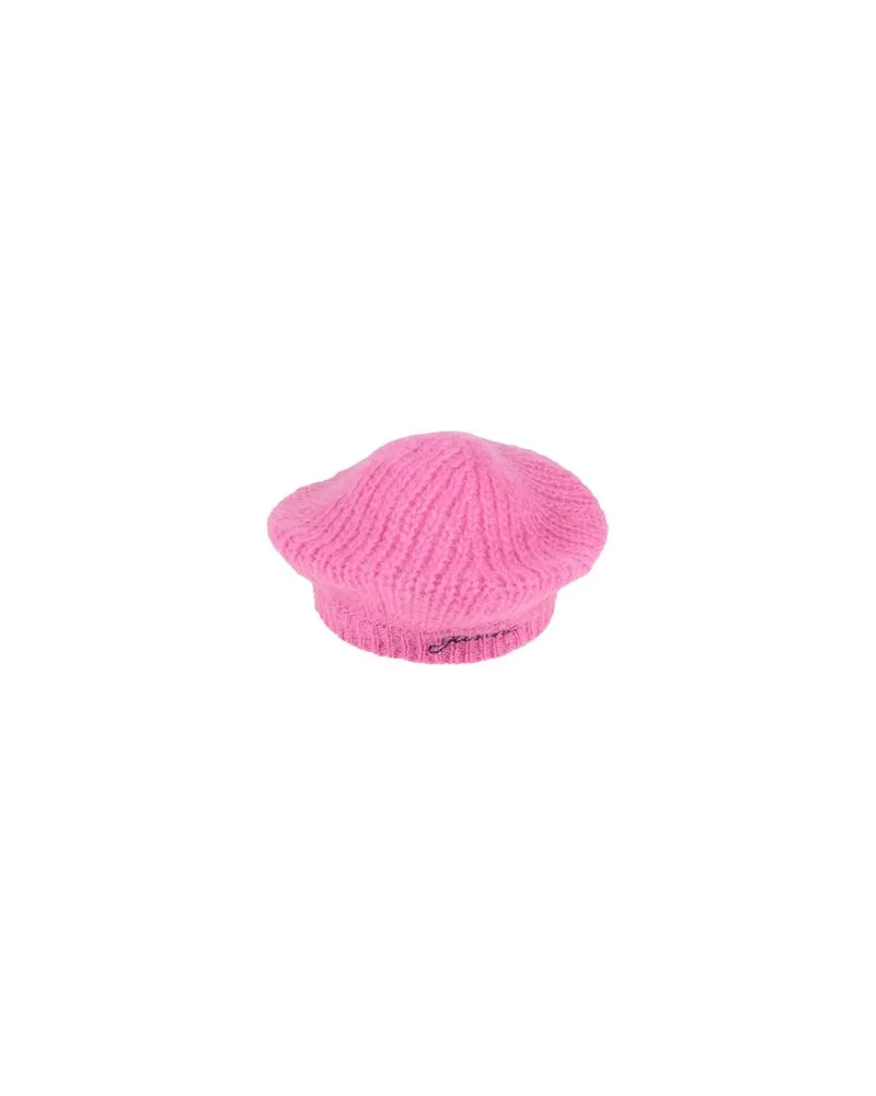 Ganni ACCESSOIRES - Mützen & Hüteauf YOOX.COM Fuchsia