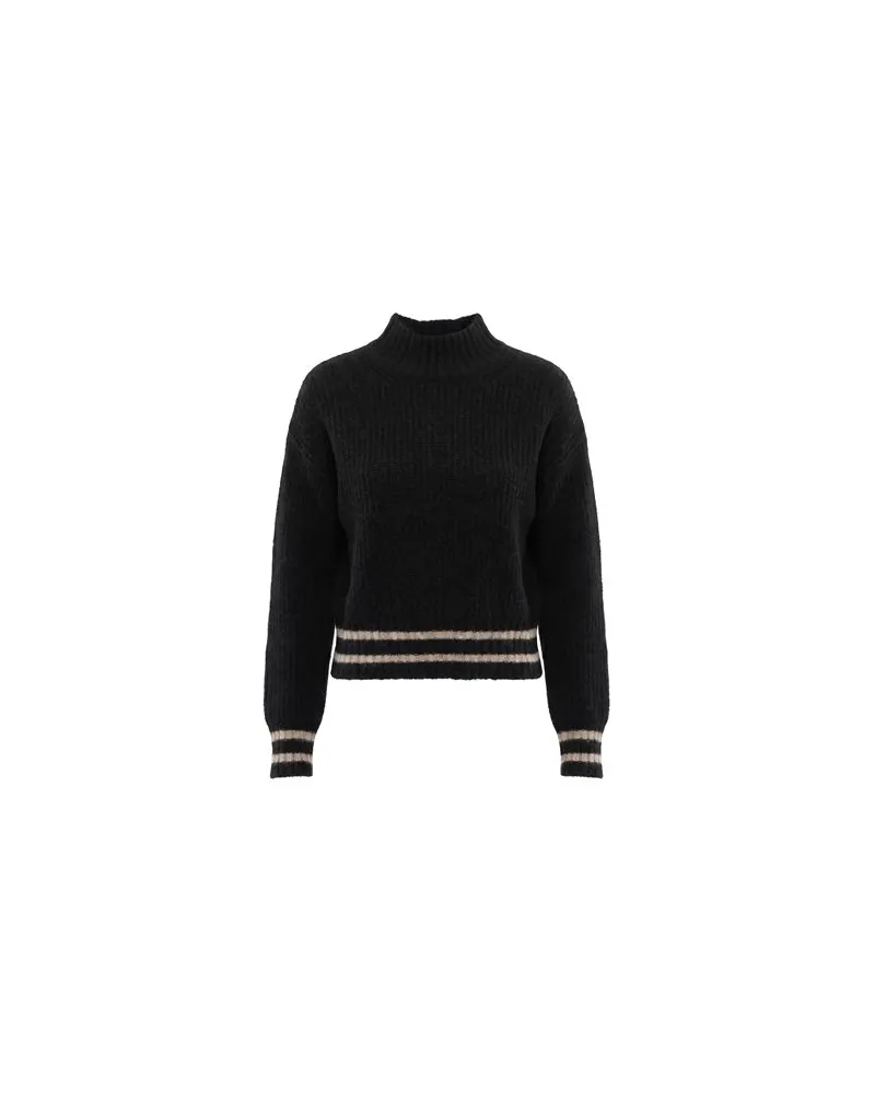 MALLONI STRICKWAREN - Rollkragenpulloverauf YOOX.COM Schwarz