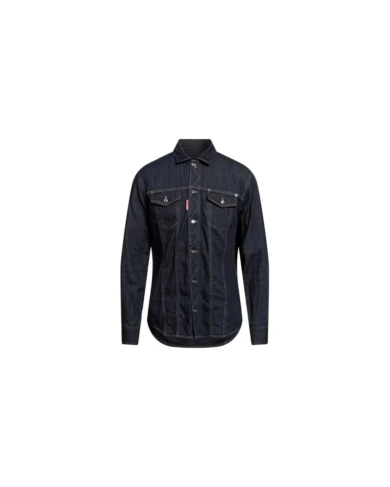 Dsquared2 TOPS - Jeanshemdenauf YOOX.COM Blau