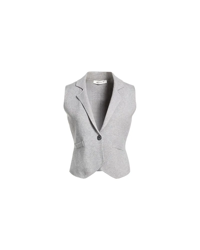 AnnaRita N STRICKWAREN - Strickjackenauf YOOX.COM Grau