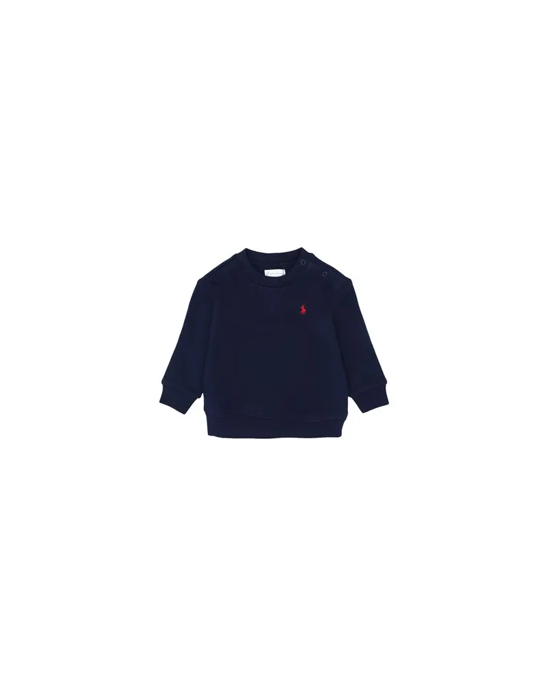Ralph Lauren Cotton-Blend-Fleece Sweatshirt   - TOPS - Sweatshirtsauf YOOX.COM Nachtblau