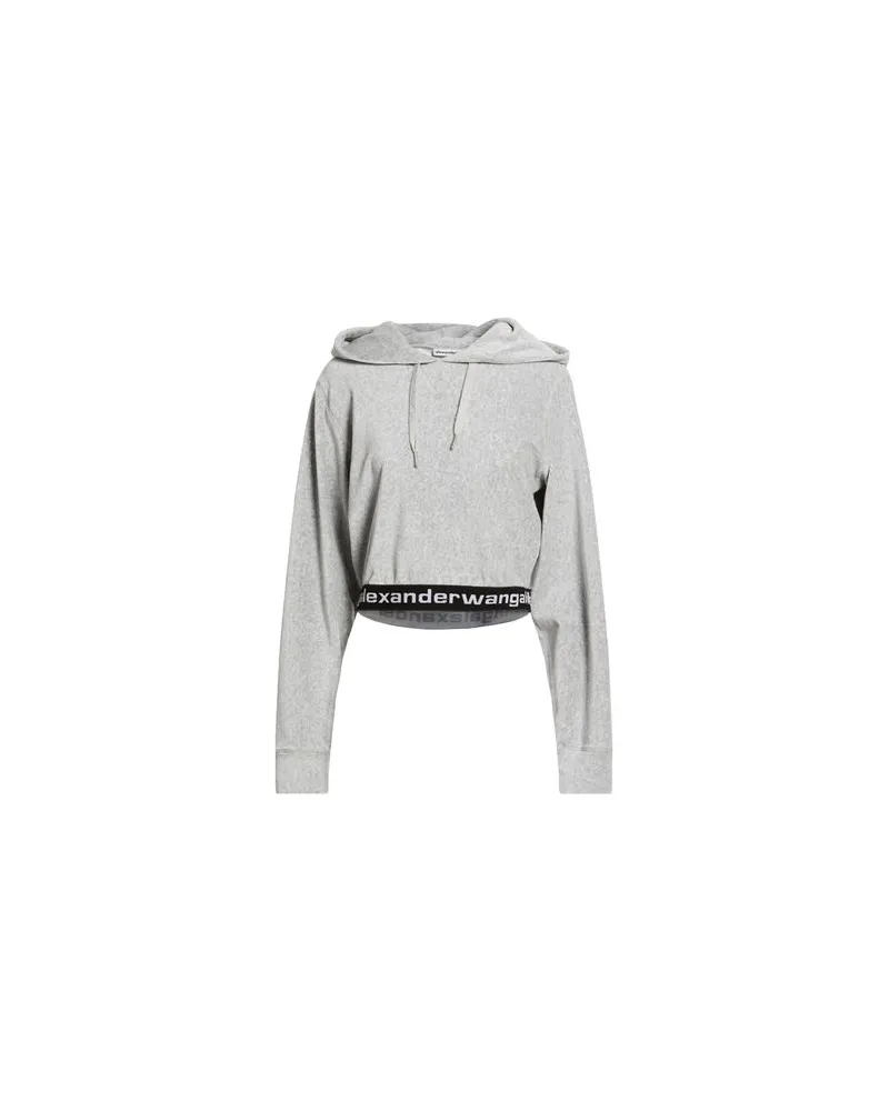 Alexander Wang T BY ALEXANDER WANG[ - TOPS - Sweatshirtsauf YOOX.COM Grau